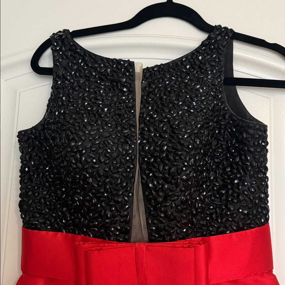 Jovani Black and Red Mini Dress - Picture 2 of 6